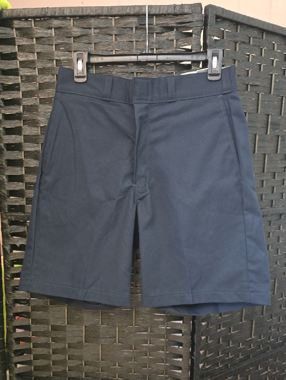 Dickies Navy Flat-Front Men's Twill Work  Shorts Relaxed Fit 30 8" Inseam NWT
